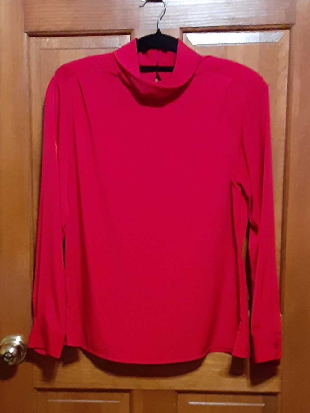 Notations Red Dressy Blouse